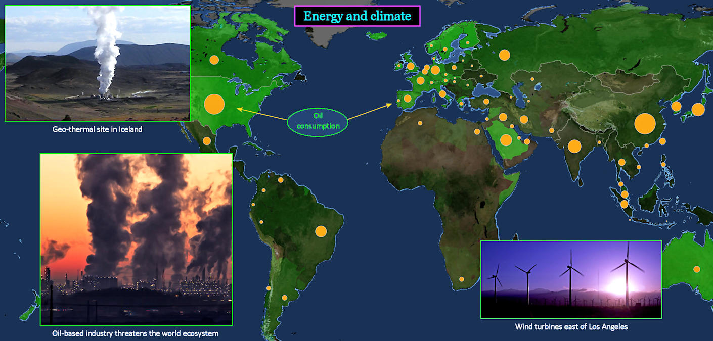 Global oil consumption, 2020&emsp;map
